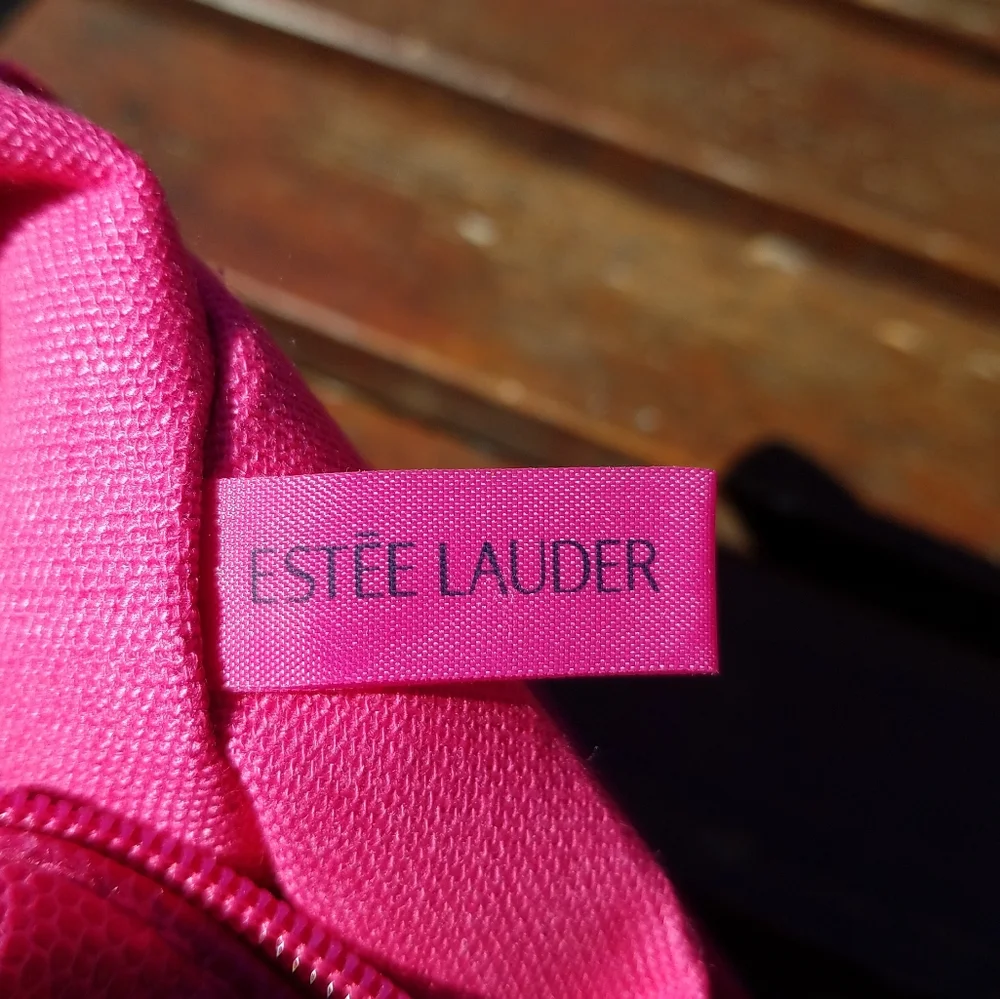 Estee Lauder Pink Blue Makeup Bags